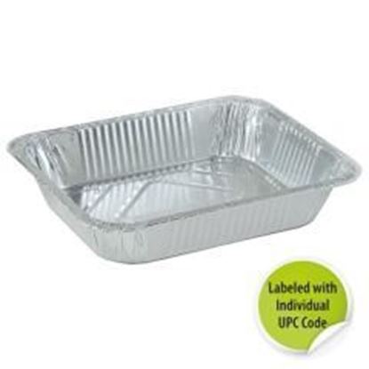 Aluminum 1/2 Size Deep Pan - Individually Labeled with Upc - Nicole Home Collection Case Pack 100