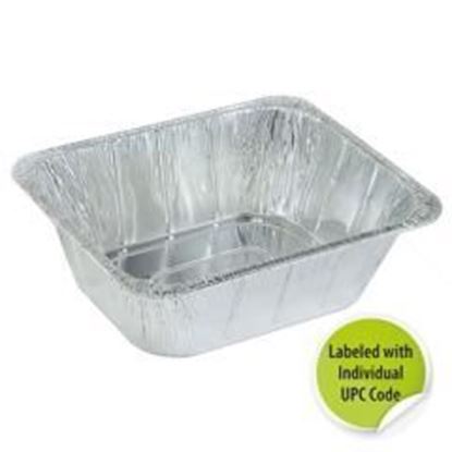 Aluminum 1/2 Extra Deep Pan - Individually Labeled with Upc - Nicole Home Collection Case Pack 100