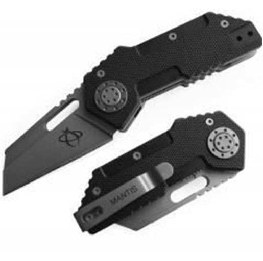 Foto de Mantis Pit Boss Folder 2.375 in Blade Black G10 Handle