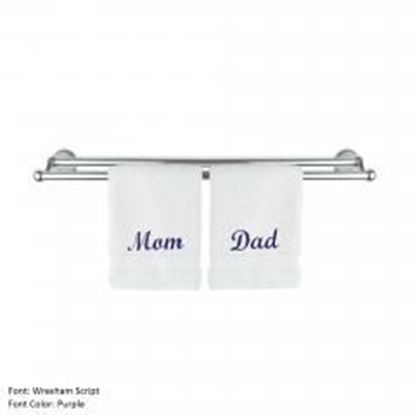 Picture of Luxury Hotel & Spa Mom and Dad Washcloths Wedding Engagement Anniversary Gift