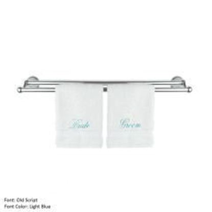 Picture of Luxury Hotel & Spa Bride and Groom Washcloths Wedding Engagement Anniversary Gift