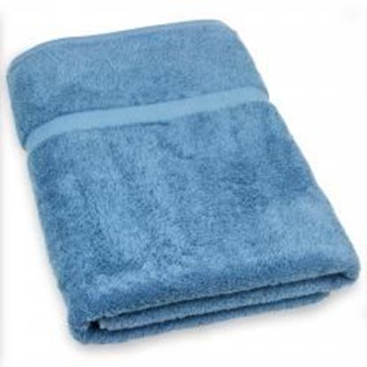 Picture of Luxury Hotel & Spa Towel Turkish Cotton Oversize Large Bath Towels - Wedgewood - (35x70 inches, Set of 1)