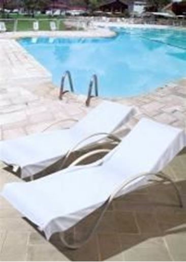 Picture of Luxury Hotel & Spa Towel Pool Chair Cover 100% Cotton, Soft Ring-Spun Cotton,Standard Size, WHITE