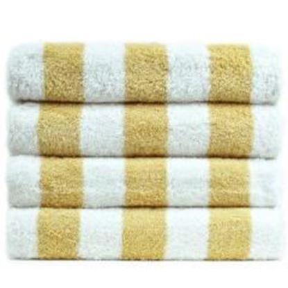 Picture of Luxury Hotel & Spa Towel 100% Genuine Turkish Cotton Pool Beach Towels - Salmon - Cabana  - Set of 2