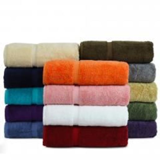 Picture of Luxury Hotel & Spa Towel Turkish Cotton Bath Towels - Mix Color - Dobby Border - Set of 4