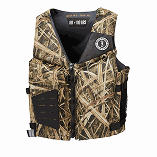 Rev Young Adult Foam Vest - Mossy Oak/Shadow Grass Blades  Built for a serious fishing mission, this vest is as versatile as its owner. Specially designed segmented interior foam panels provide an active, flexible fit, and cooling channels on the interior back keep the wearer cool. From fishing to boating to days of summer fun, safety meets performance in the Rev Young Adult Vest. 