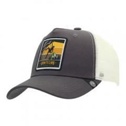 Изображение Trucker Cap Born to Climb Grey The Indian Face for men and women