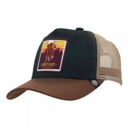 Picture of Trucker Cap Born to Skate Blue The Indian Face for men and women