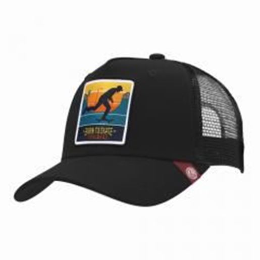 图片 Trucker Cap Born to Skate Black The Indian Face for men and women