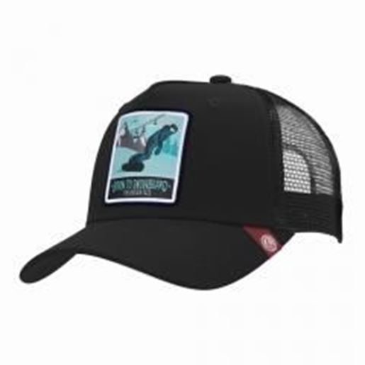 图片 Trucker Cap Born to Snowboard Black The Indian Face for men and women