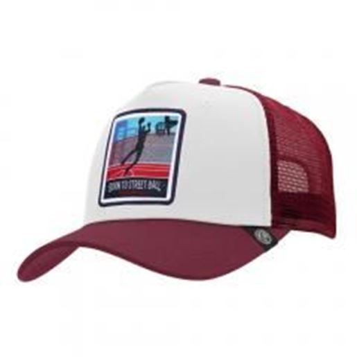 图片 Trucker Cap Born to Street Ball White The Indian Face for men and women