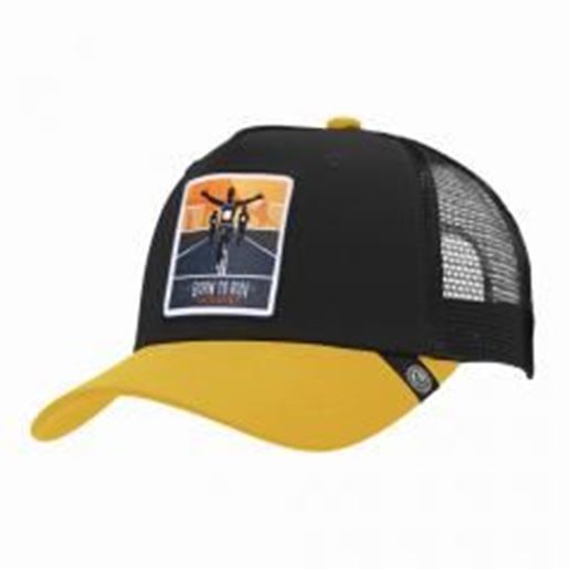 图片 Trucker Cap Born to Run Black The Indian Face for men and women