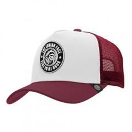 图片 Trucker Cap Born to be Free White The Indian Face for men and women