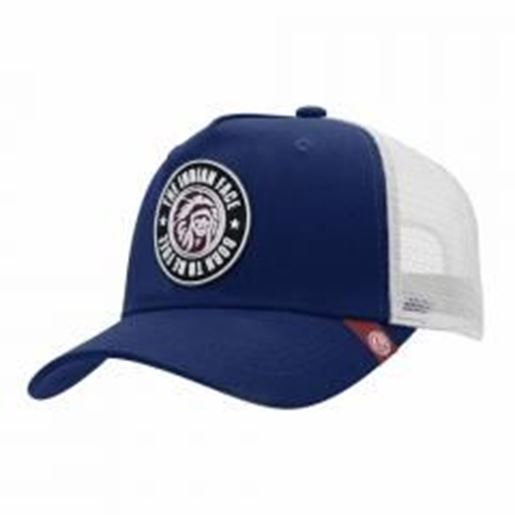 Picture of Trucker Cap Born to be Free Blue The Indian Face for men and women