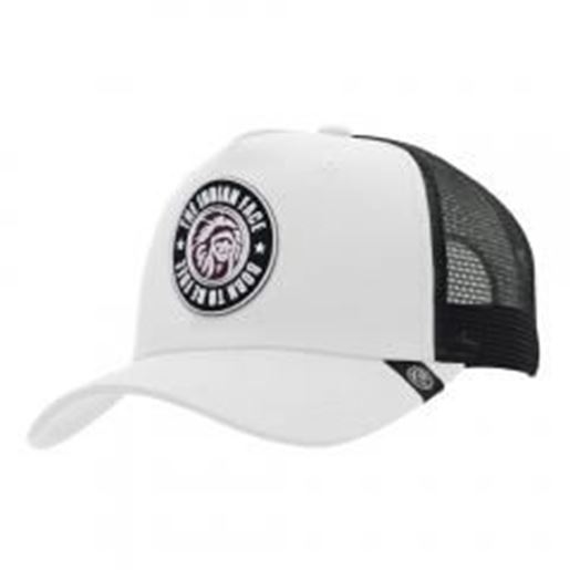 图片 Trucker Cap Born to be Free White The Indian Face for men and women