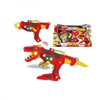 Package dimensions: 16 ¾"" x 4"" x 9 ¾"" Gun 17 inches Ages: 3+ Material: Plastic Assorted colors and designs Batteries: 3 AA not included Each set window boxed
