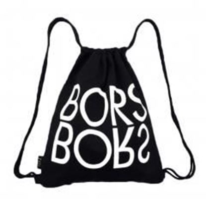 Picture of Drawstring Gym Bag Rucksack Shoulder Canvas Bags Black [BOYS]