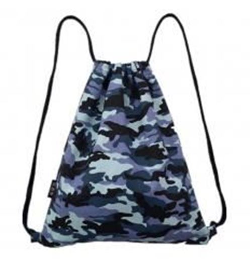 Picture of Camouflage Printed Canvas Bags Drawstring Backpack