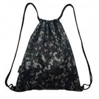 图片 Waterproof Oxford Fabric Camouflage Printed Drawstring Backpack Bags