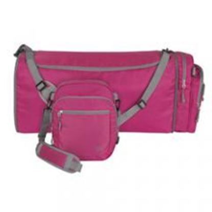 图片 Travelon Convertible 2-in-1 Crossbody Duffel, Berry