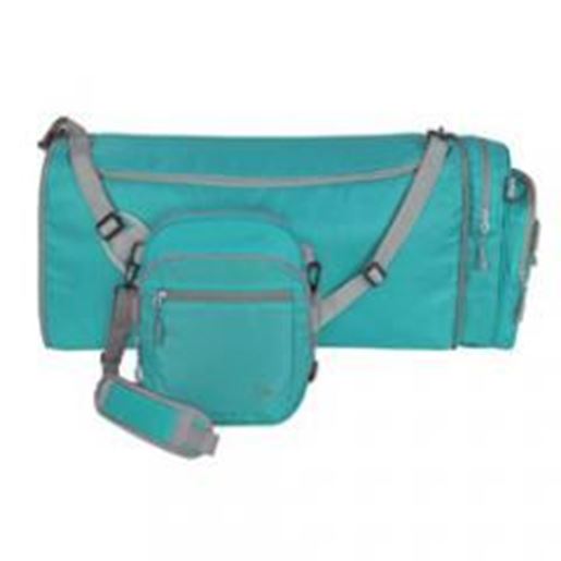 Picture of Travelon Convertible 2-in-1 Crossbody Duffel, Aqua