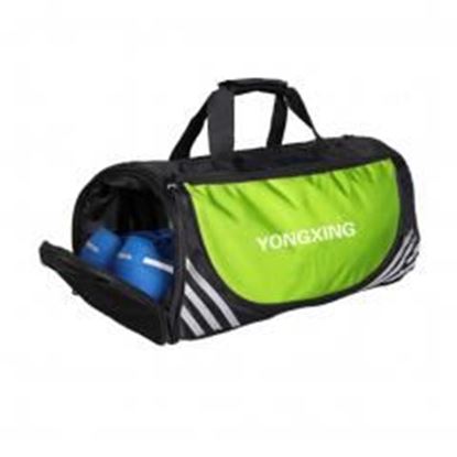 Picture of Large Sports Duffle Bags Gym Accessories Bags Travel Bag with Shoes Compartment, E