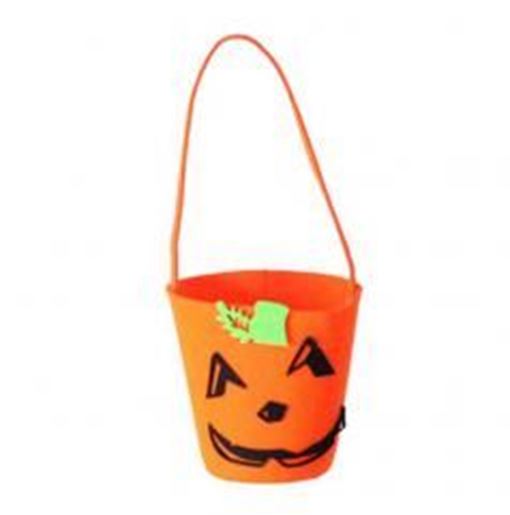 Picture of Non-woven Halloween Party Gift Bags Portable Candy Bags Pumpkin Bags