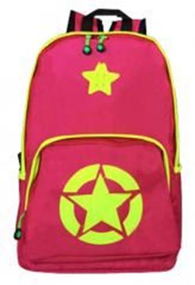 Picture of New Small fresh Backpack Korean Little Stars Backpack RED