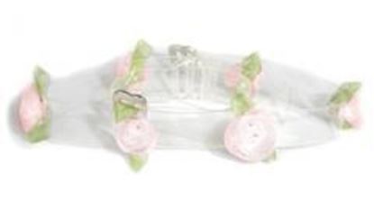 Picture of Pink Roses on Bra Straps-N503: As shown,O/S