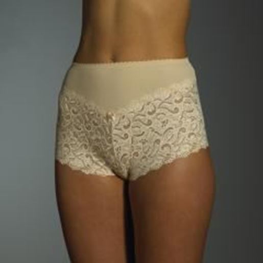 Picture of T-28359  Lana  Lace Boyshort: Beige,3XL