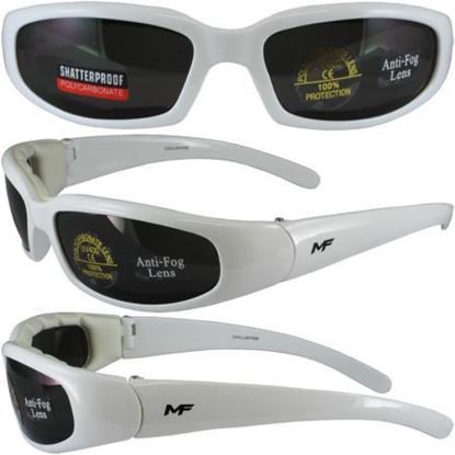 Chill White Frame Smoke Lenses