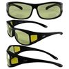 Sideshow Black Frame Yellow Lenses