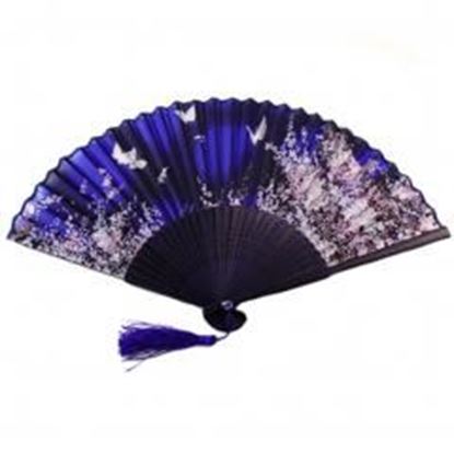 Picture of Japanese Summer Hand Fan Folding Fan Hand Held Fans Flowers, A