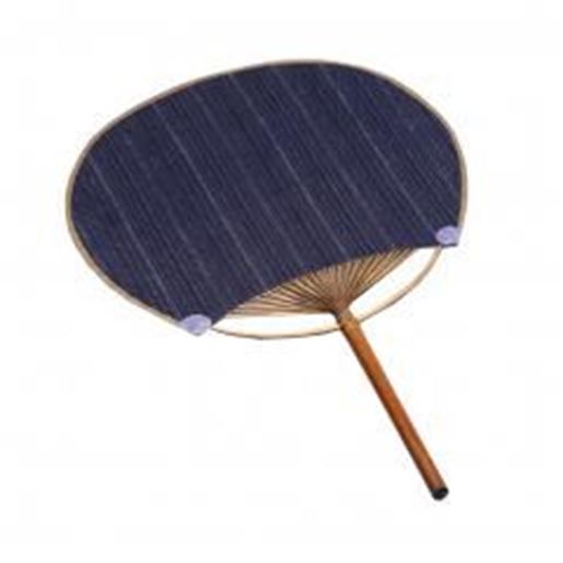 Picture of Japanese Style/ Handle Round Hand Fan Handheld Fan Perfect Gift/great for themed party/Decor,R