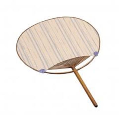 Picture of Japanese Style/ Handle Round Hand Fan Handheld Fan Perfect Gift/great for themed party/Decor,Q