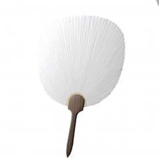 Picture of Japanese Style/ Handle Round Hand Fan Handheld Fan Perfect Gift/great for themed party/Decor,N