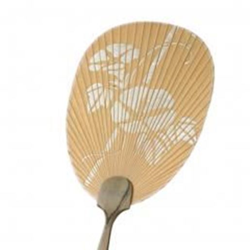 Picture of Japanese Style/ Handle Round Hand Fan Handheld Fan Perfect Gift/great for themed party/Decor,M