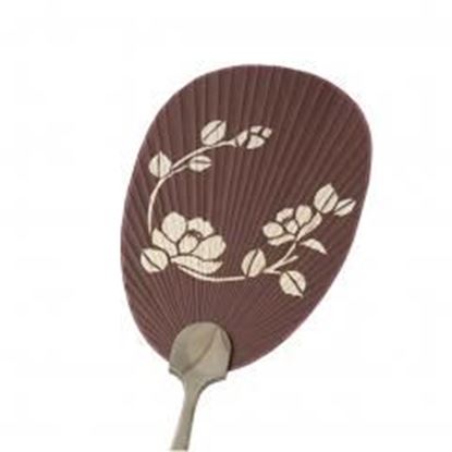 Picture of Japanese Style/ Handle Round Hand Fan Handheld Fan Perfect Gift/great for themed party/Decor,J