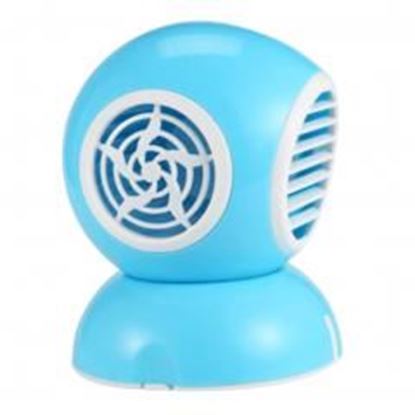 Picture of ABS Battery Operated Fan USB Mini Fan Bladeless Fan Portable Electric Fan Blue