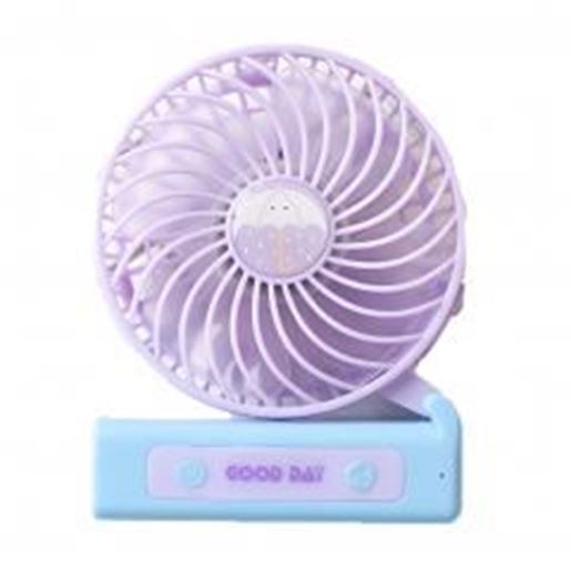 图片 USB Cable Mini Handheld Folding Fan, Rechargeable Battery Fan, A7