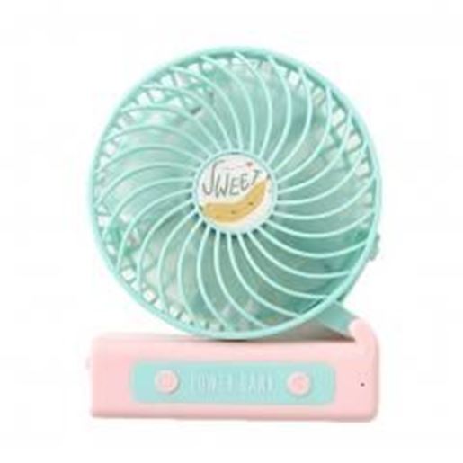 图片 USB Cable Mini Handheld Folding Fan, Rechargeable Battery Fan, A5