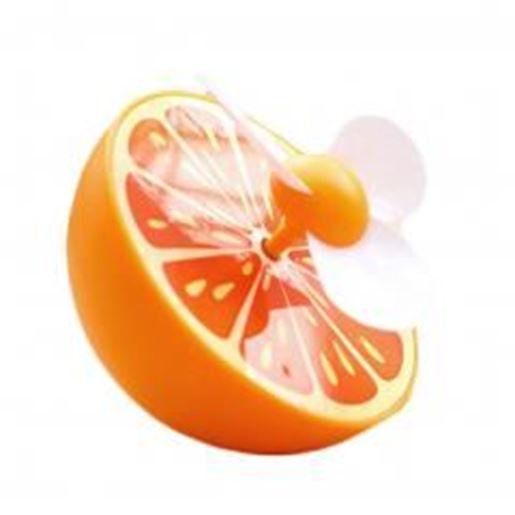 Picture of Desktop Ultra-Quiet And Creative Cartoon Mini Cute Portable USB Fan Oranges