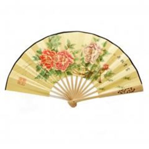 Picture of Oriental Vintage Style Folding Fan Hand Fan Foldable Handheld Fan Summer Perfect Gift, G