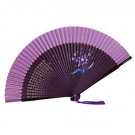 Picture of Retro Chinoiserie Silk Fan Hand Fan Beautiful Folding Fan Handheld Fan E