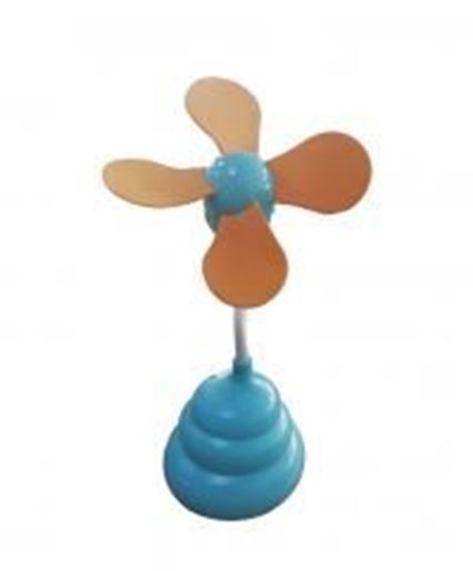 Picture of Personal Hand-held  Mini USB  Fan with ON/OFF Switch(blue)