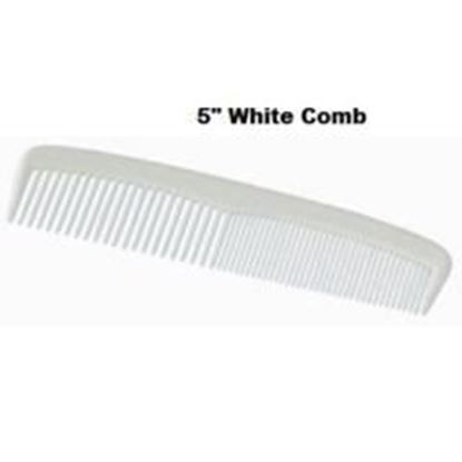Disposable White 5" Plastic Comb Case Pack 720