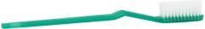 Toothbrush, 46 Tuft, White Nylon Bristles,Green-CS Case Pack 1440