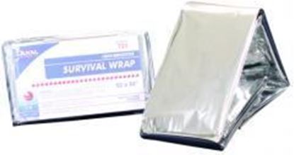 Survival Wrap Blanket, Silver, 52" x 84" Case Pack 250