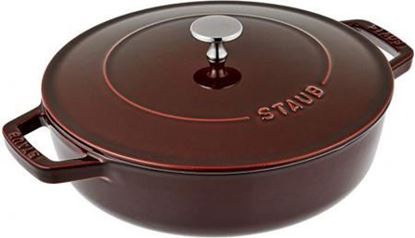 Staub Sautee Pan with Chistera structure 2.75qt Grenadine Red 12612487