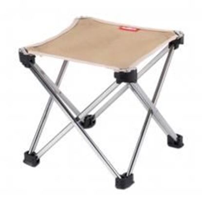 Picture of Portable Folding Chair Stool Camping Chairs Fishing Train Travel Paint Outdoor, Medium Khaki